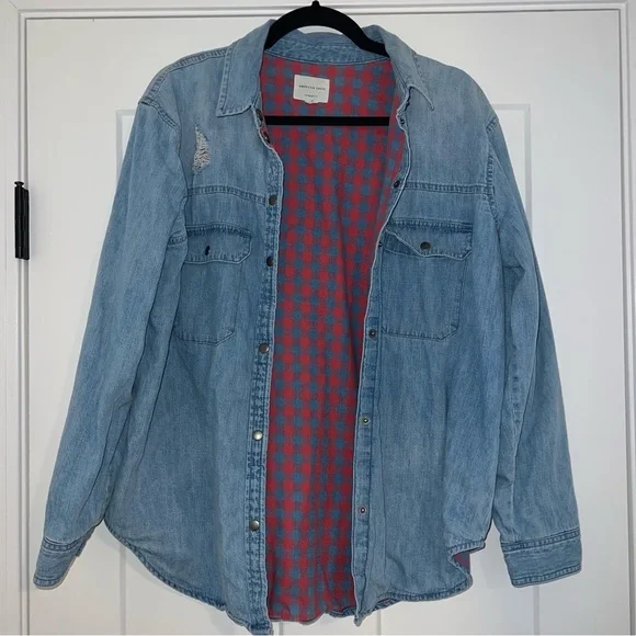 American Eagle Outfitters Jackets Coats American Eagle Plaid